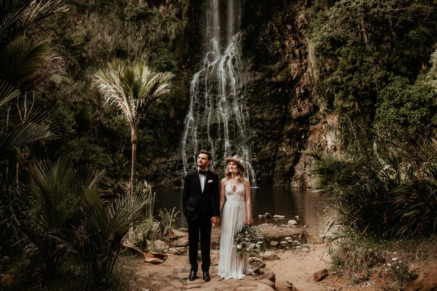 bride-and-groom-at-water-fall