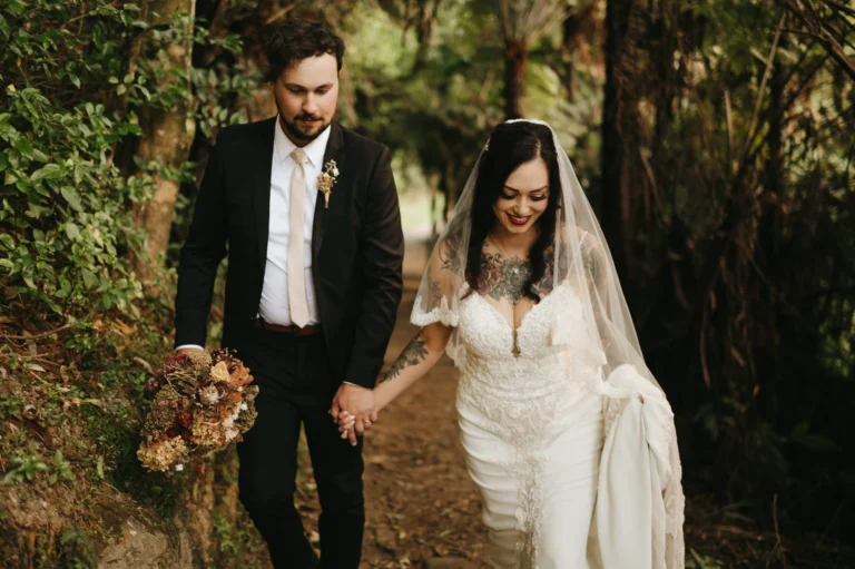 Intimate Wedding at Falls Retreat New Zealand